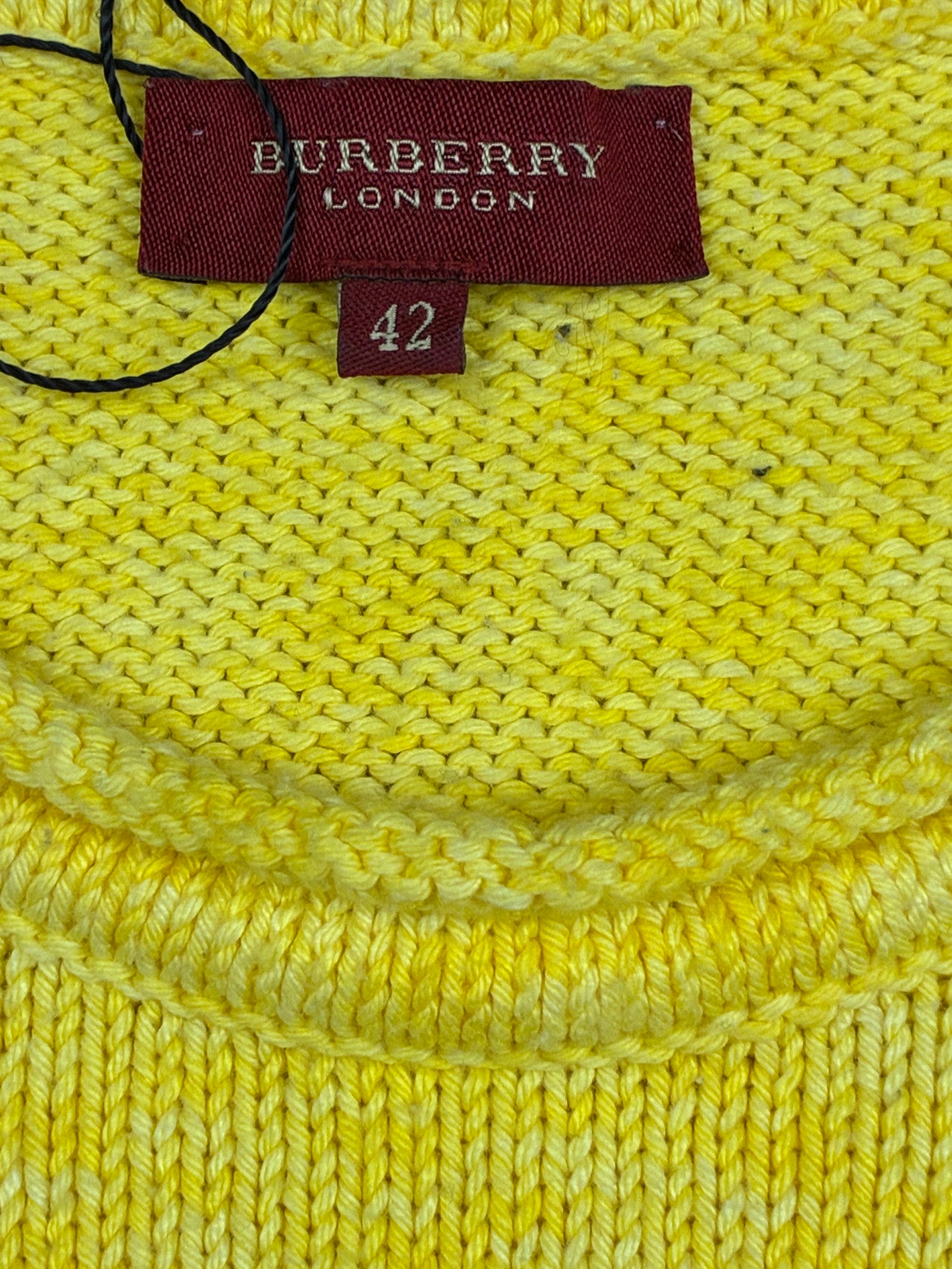 vintage Burberry knittedsweater {S}