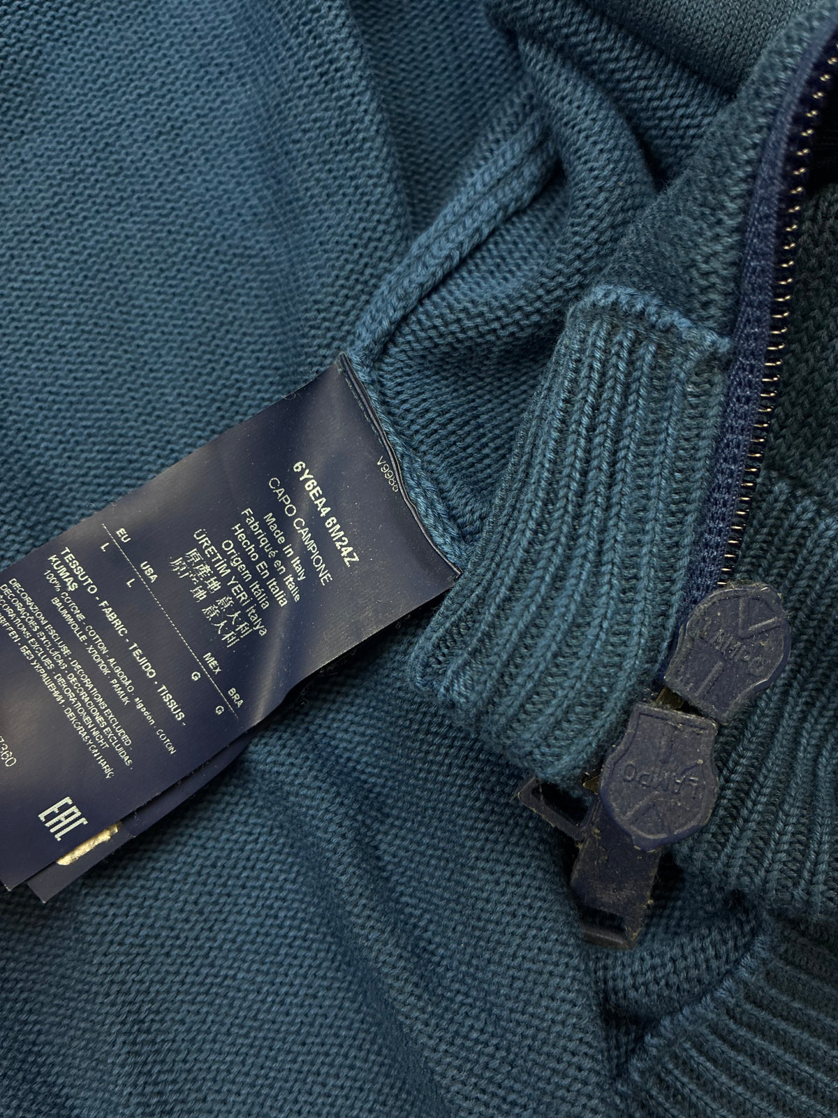 vintage Armani Jeans full zip sweatjacket {L}