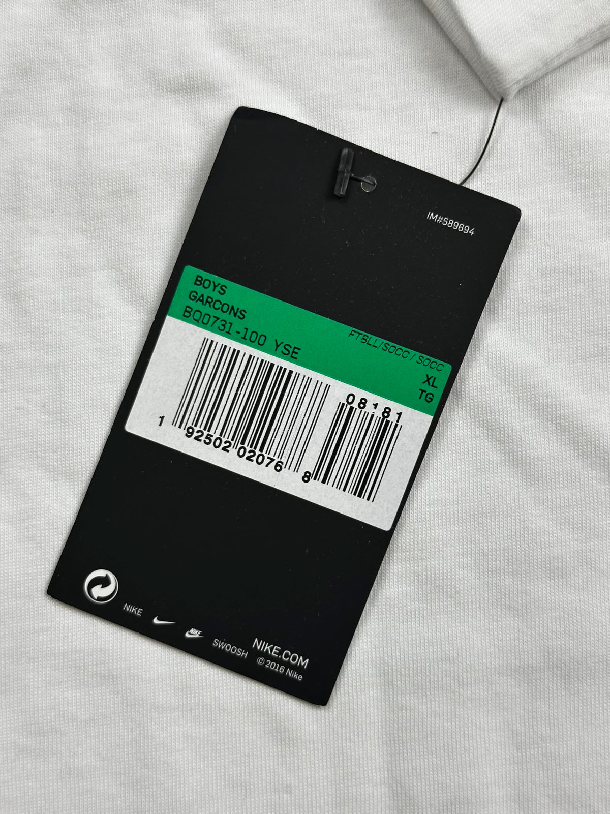 white Nike Inter Milan t-shirt DSWT {S}