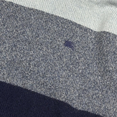 vintage babyblue Burberry knittedsweater {M}