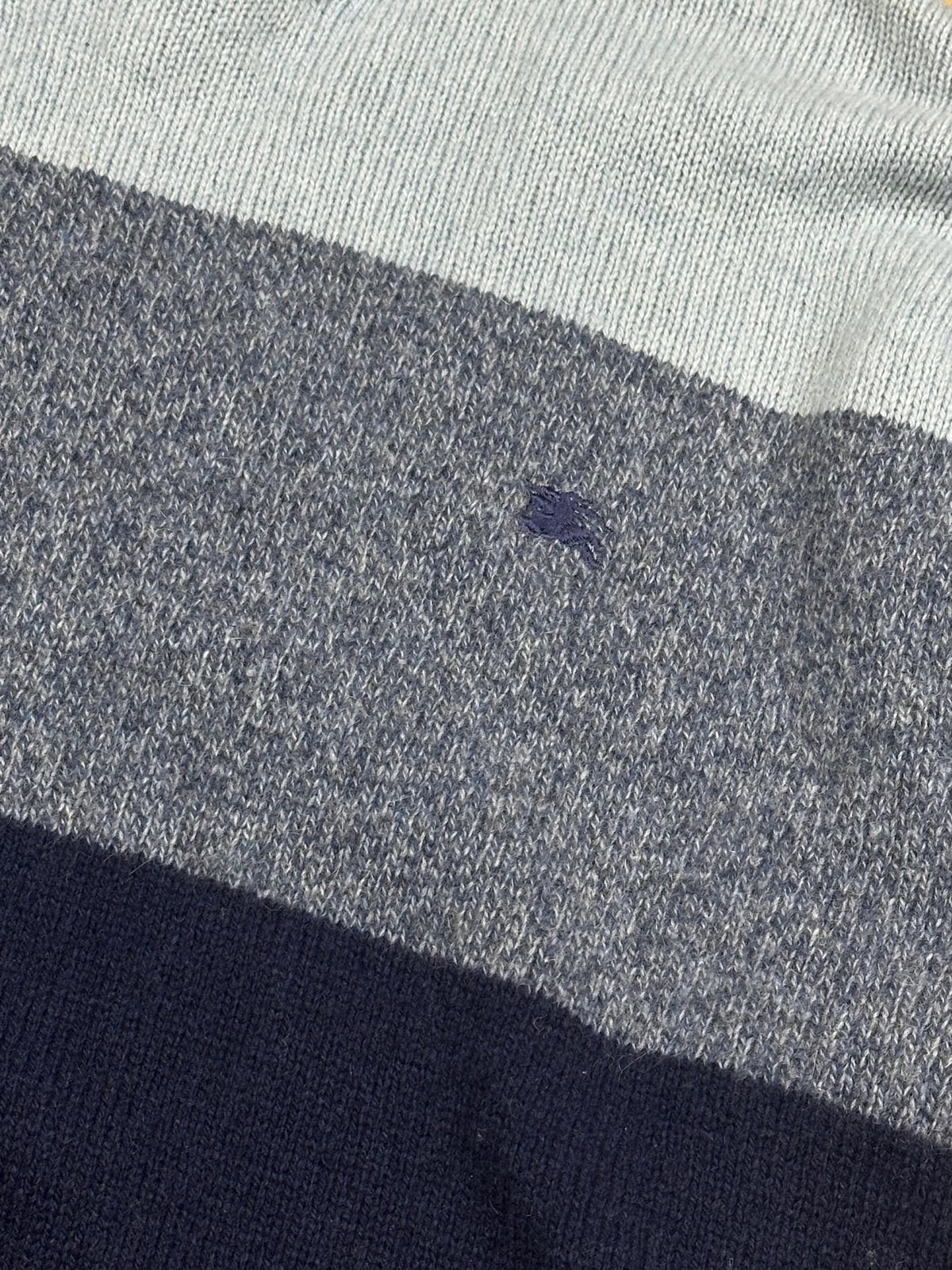 vintage babyblue Burberry knittedsweater {M}