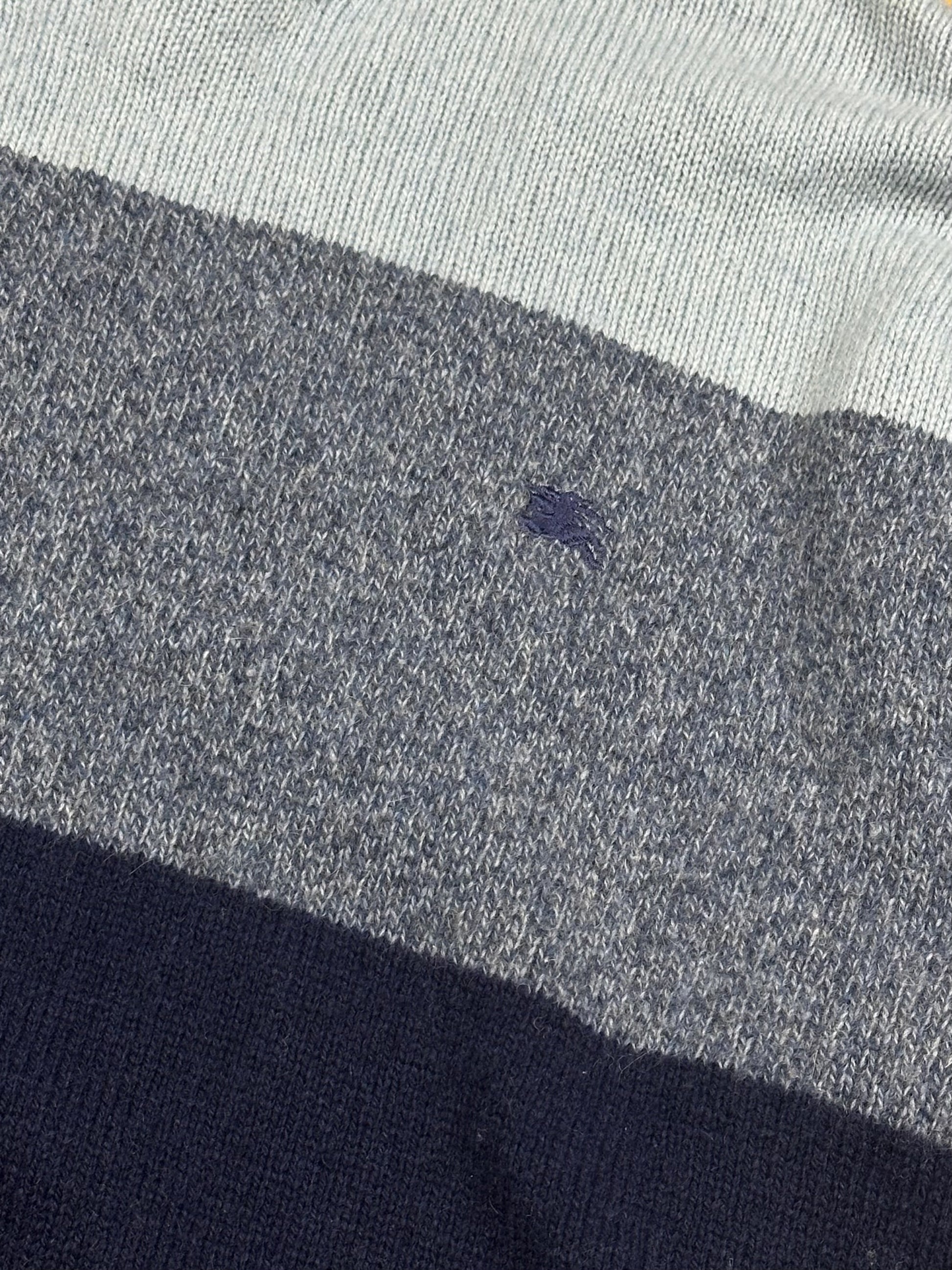 vintage babyblue Burberry knittedsweater {M}