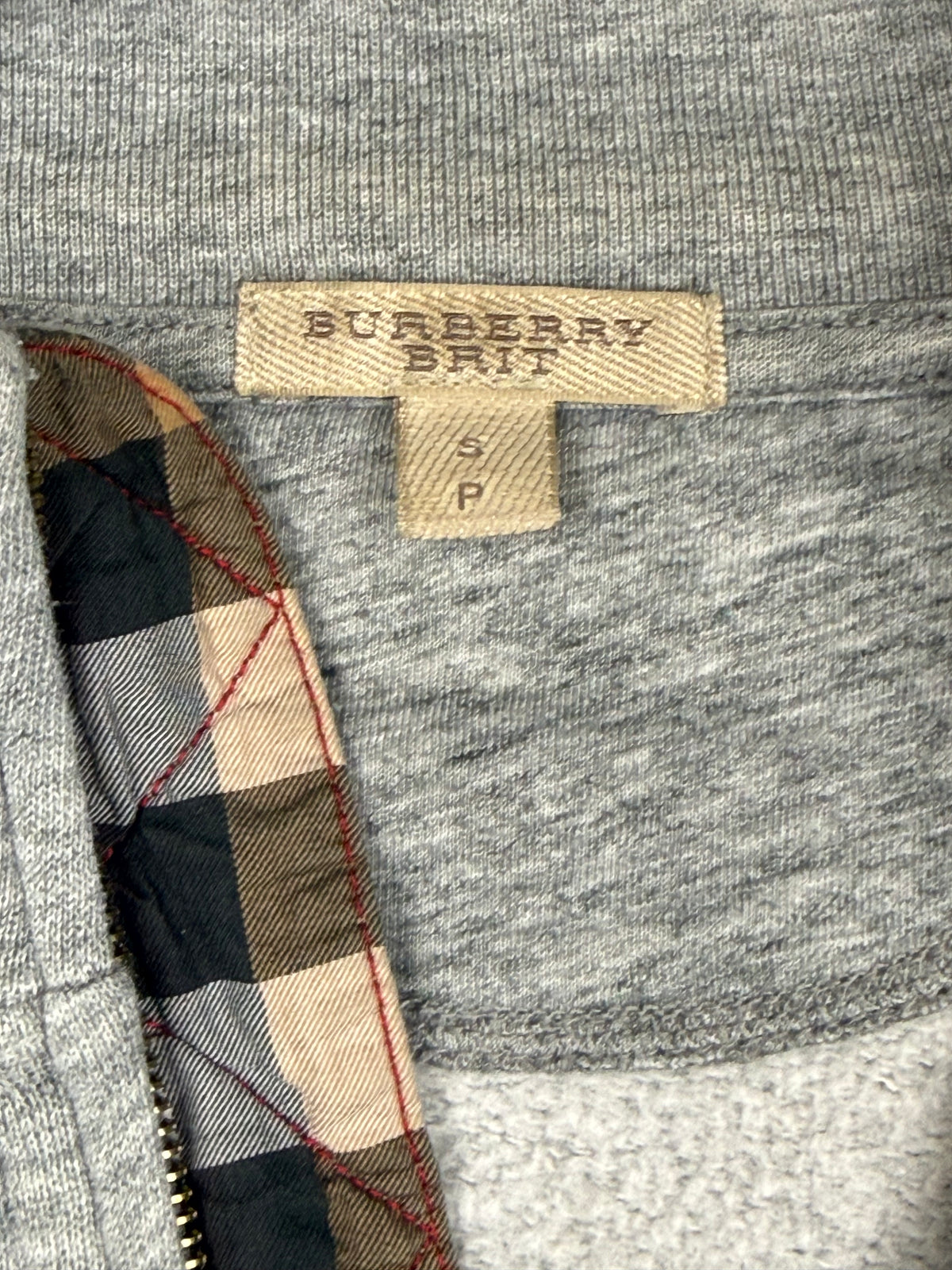 vintage Burberry sweatjacket {S}