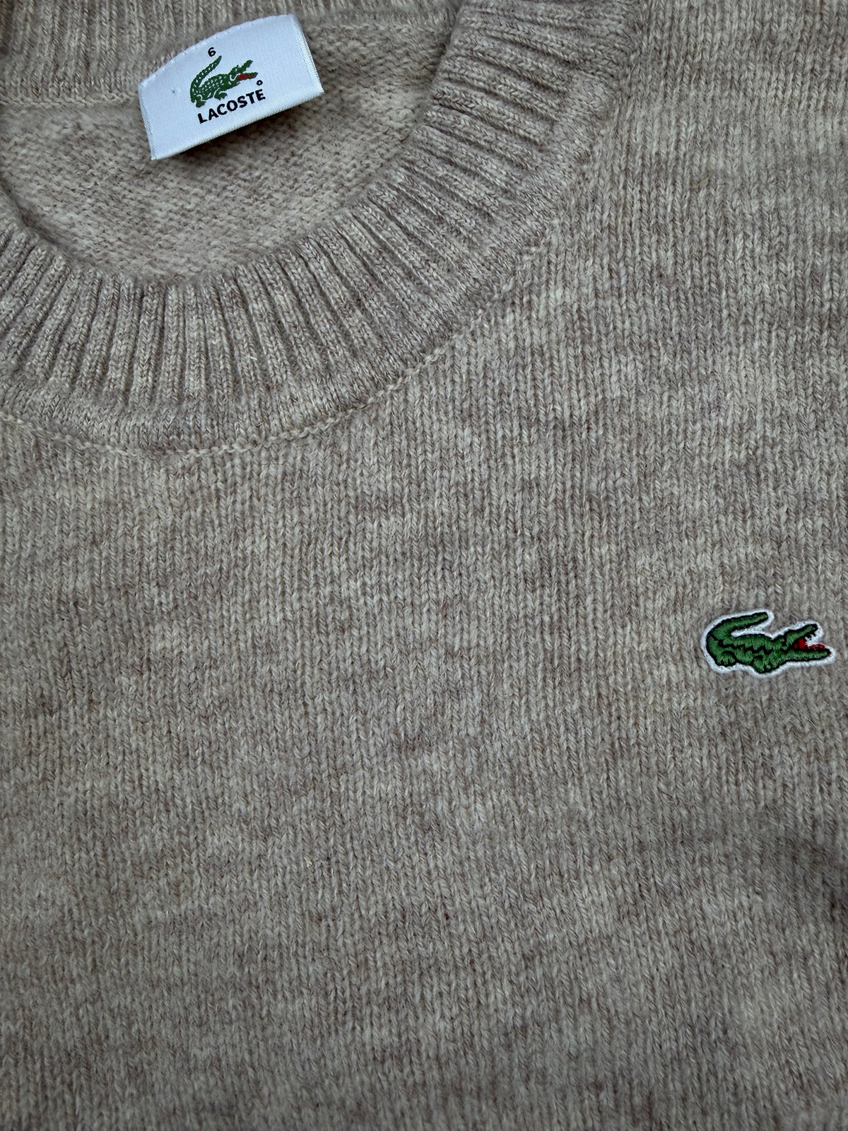 vintage Lacoste knittedsweater {M}