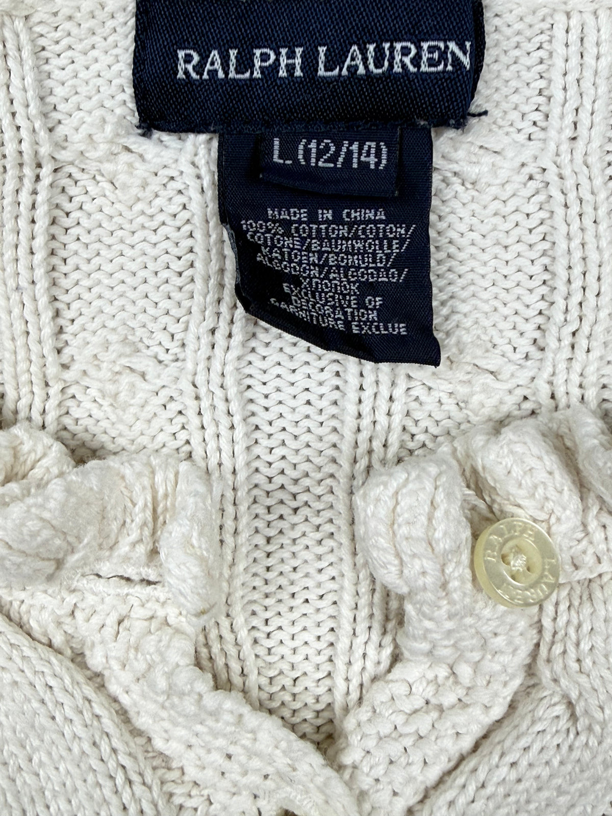 vintage Polo Ralph Lauren sweatjacket {XS}