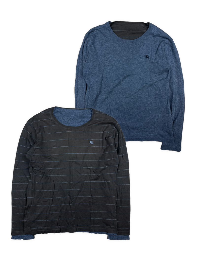 vintage reversible Burberry longsleeve {M}