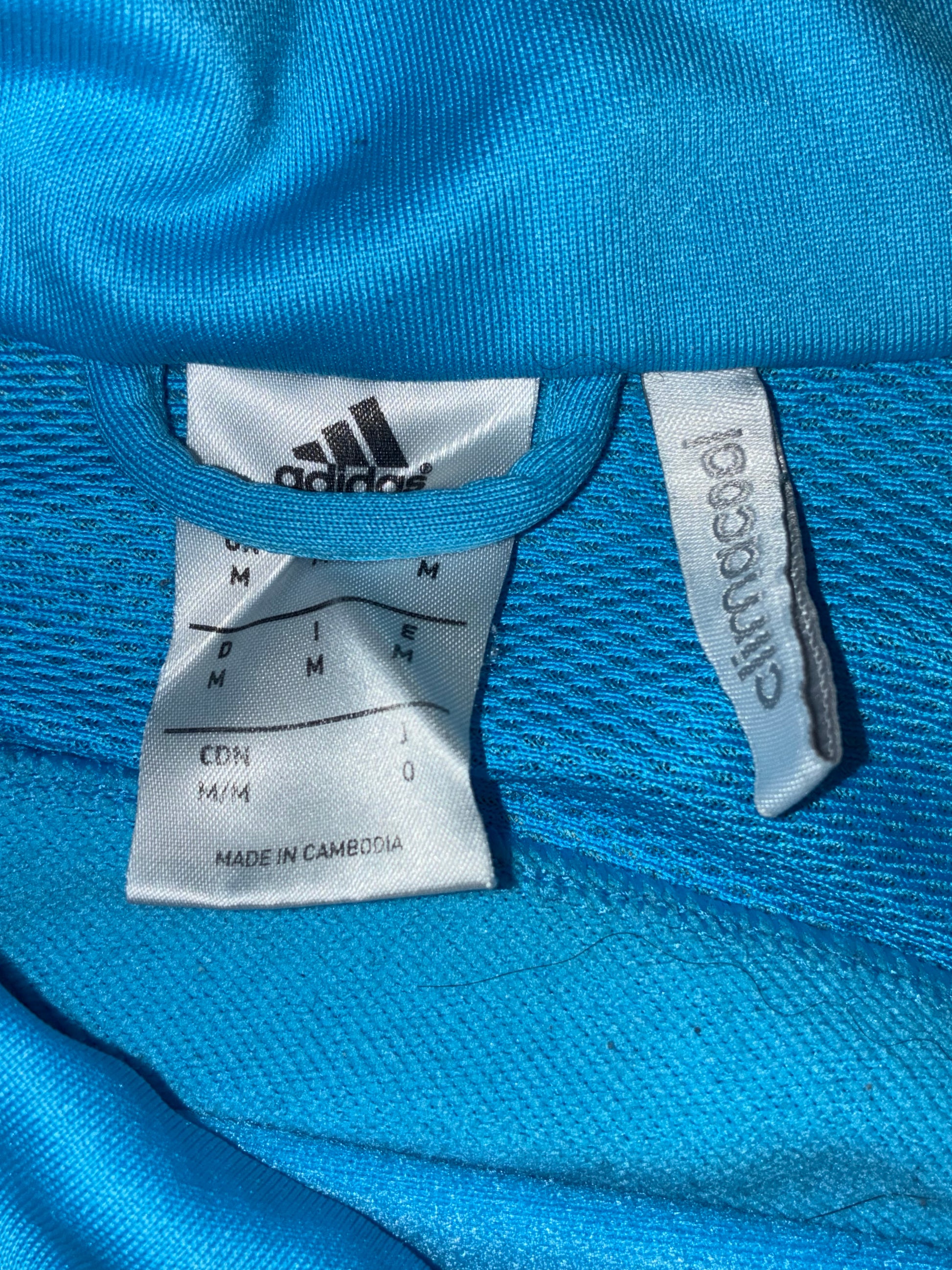 vintage babyblue Adidas Olympique Marseille sweater {M}