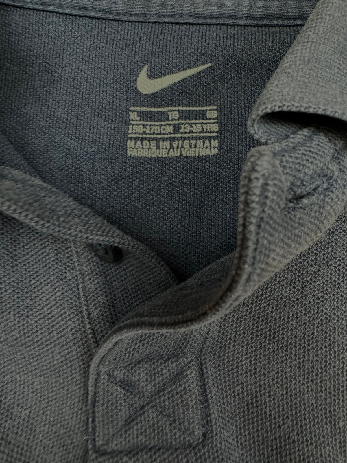 vintage navyblue Nike As Roma polo {S}