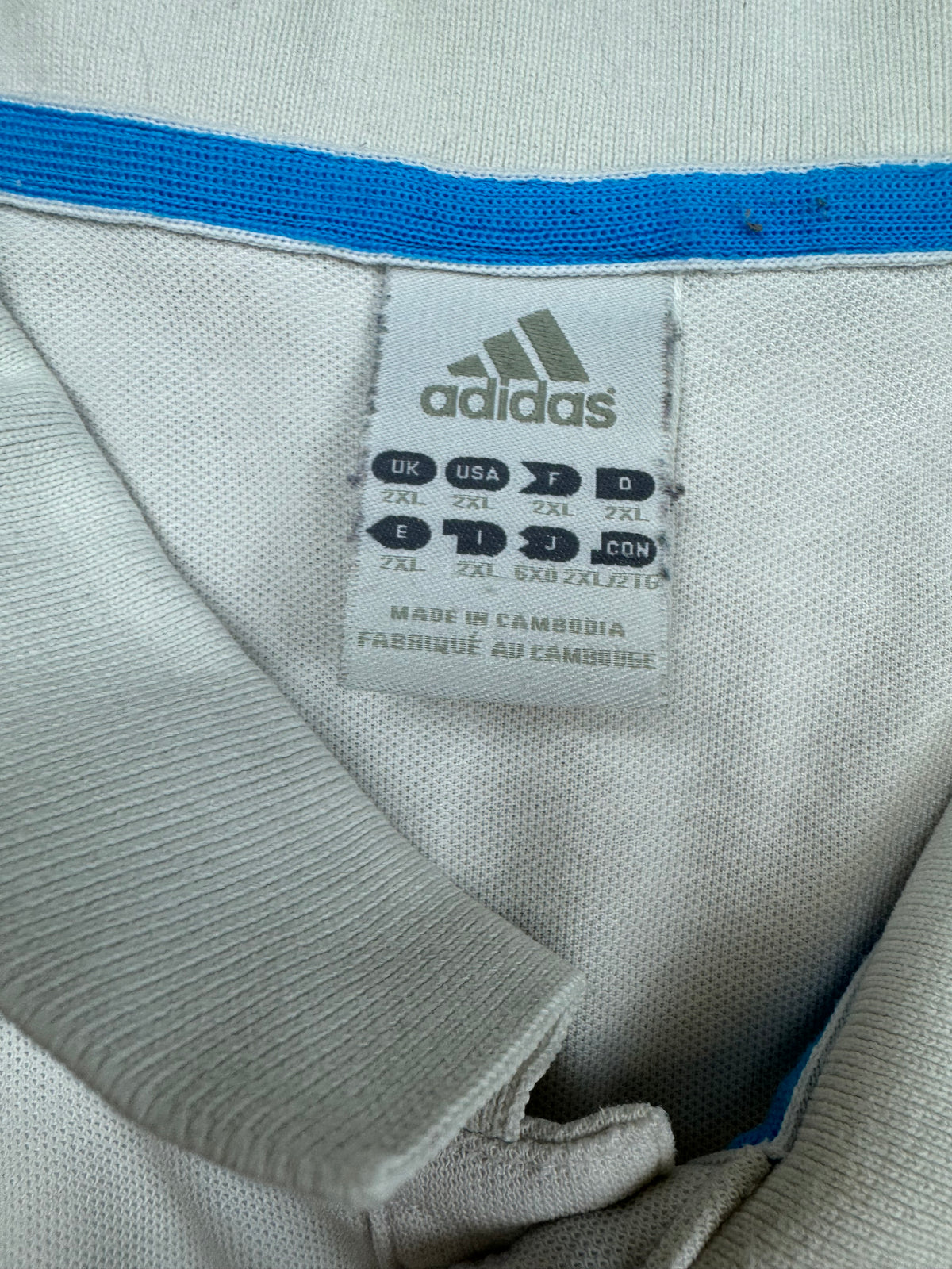 vintage Adidas Olympique Marseille polo {XL}