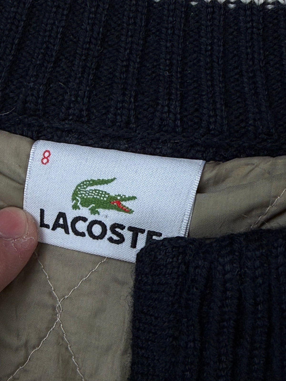 vintage Lacoste sweatjacket {XL}