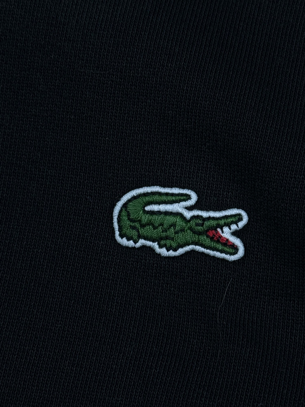 black Lacoste sweatjacket {M}