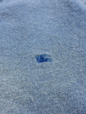 vintage babyblue Burberry knittedsweater {S}