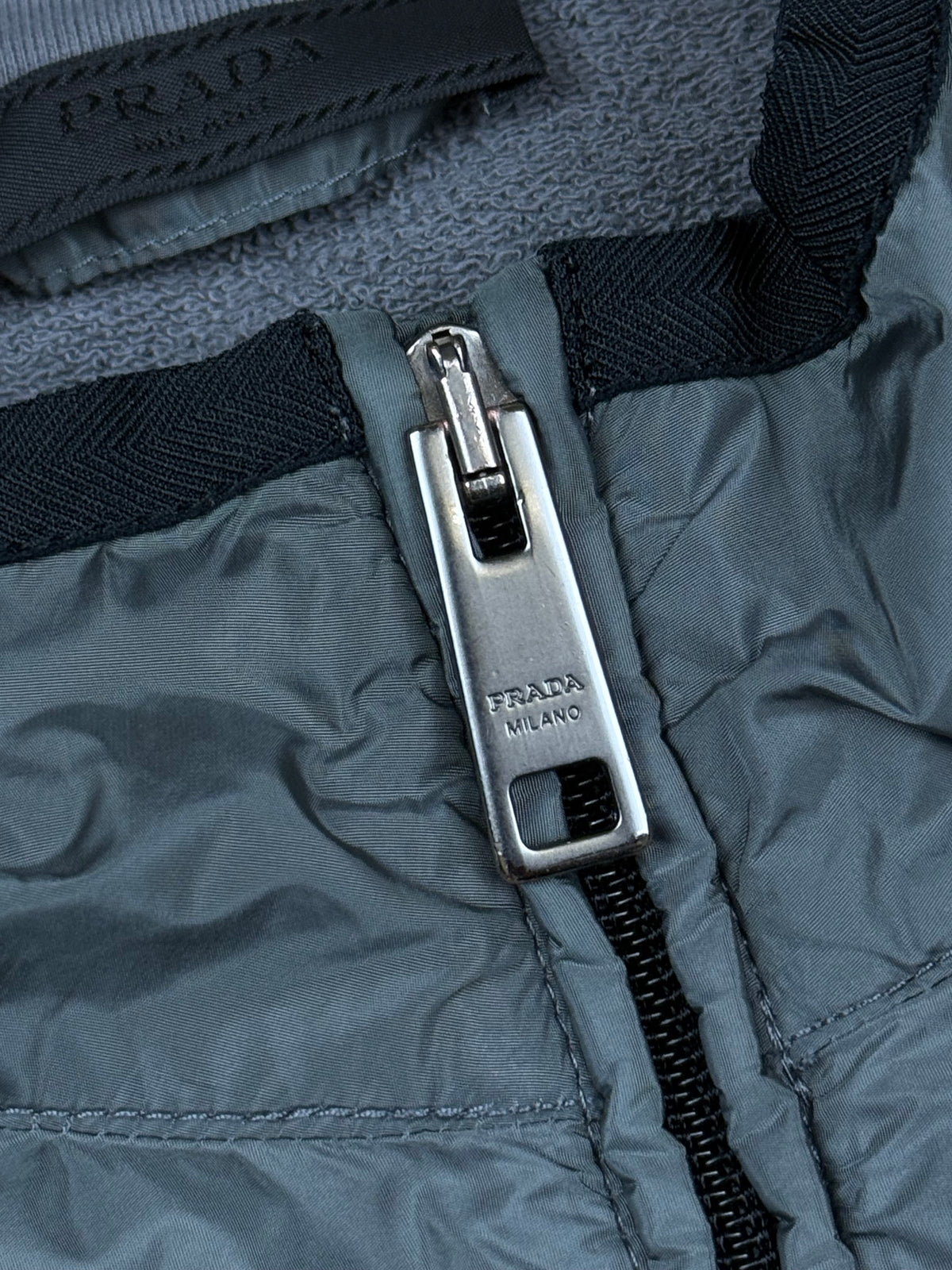 vintage Prada hybrid sweatjacket
