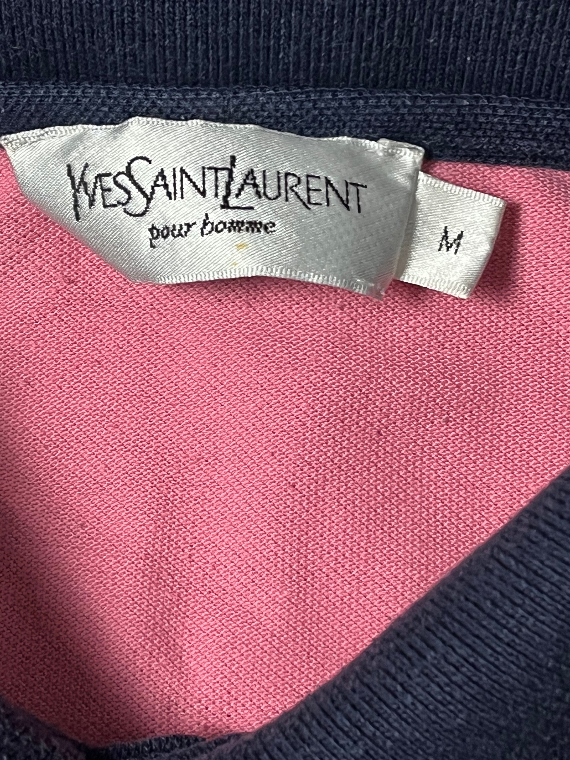 vintage Yves Saint Laurent spellout polo {M}