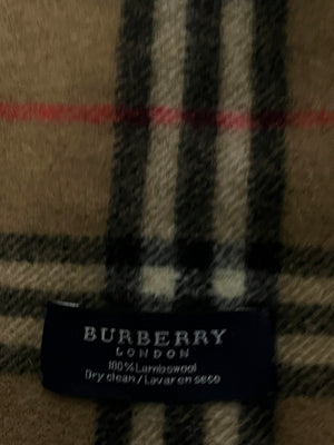 vintage Burberry scarf