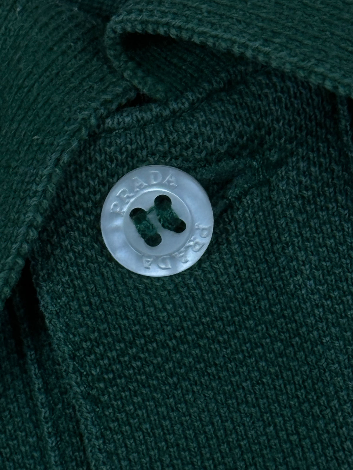 green Prada polo {S}