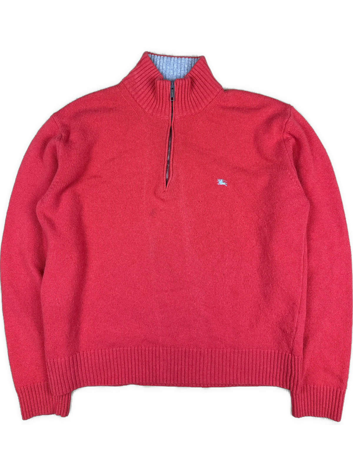 vintage Burberry quarterzip {M}