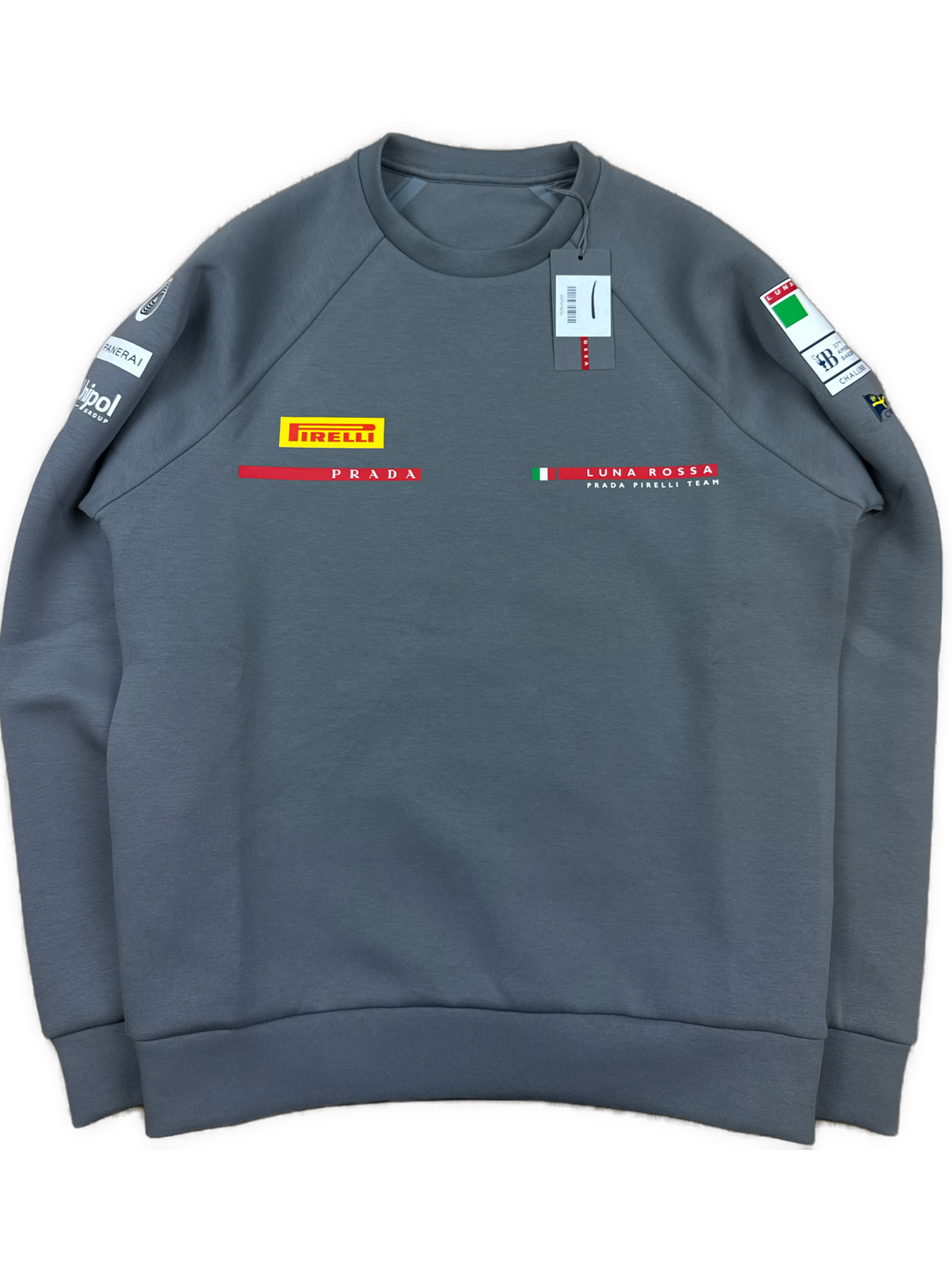 grey Prada Luna Rossa sweater DSWT