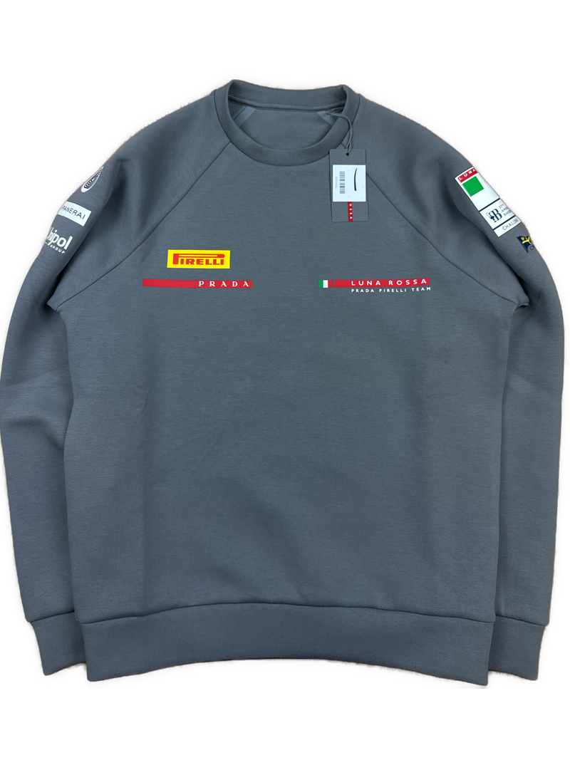 grey Prada Luna Rossa sweater DSWT