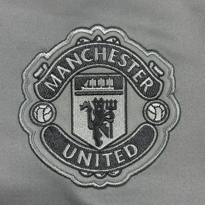grey Adidas Manchester United away jersey {S}