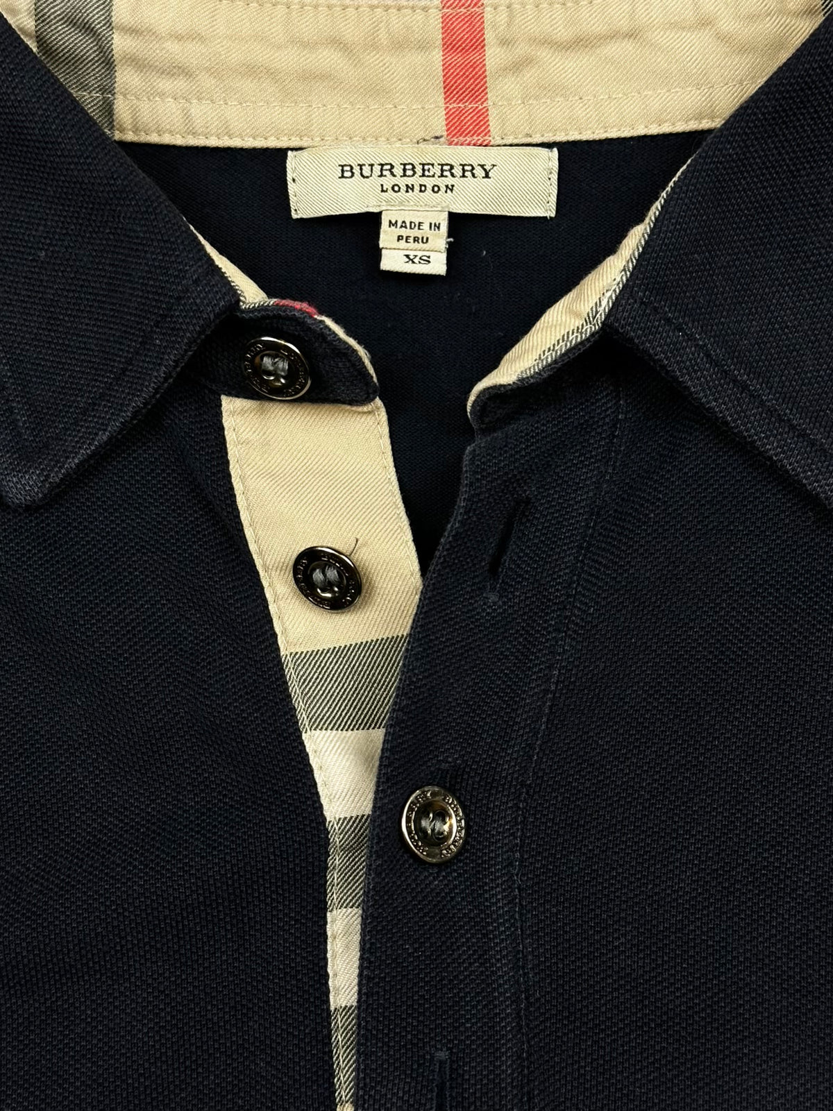 vintage Burberry polo long {XS}