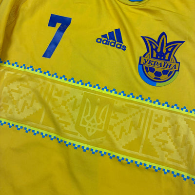 vintage Adidas Ukraine SHEVCHENKO7 home jersey {M}