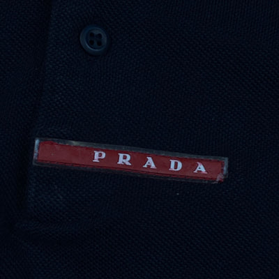 vintage black Prada polo {L}