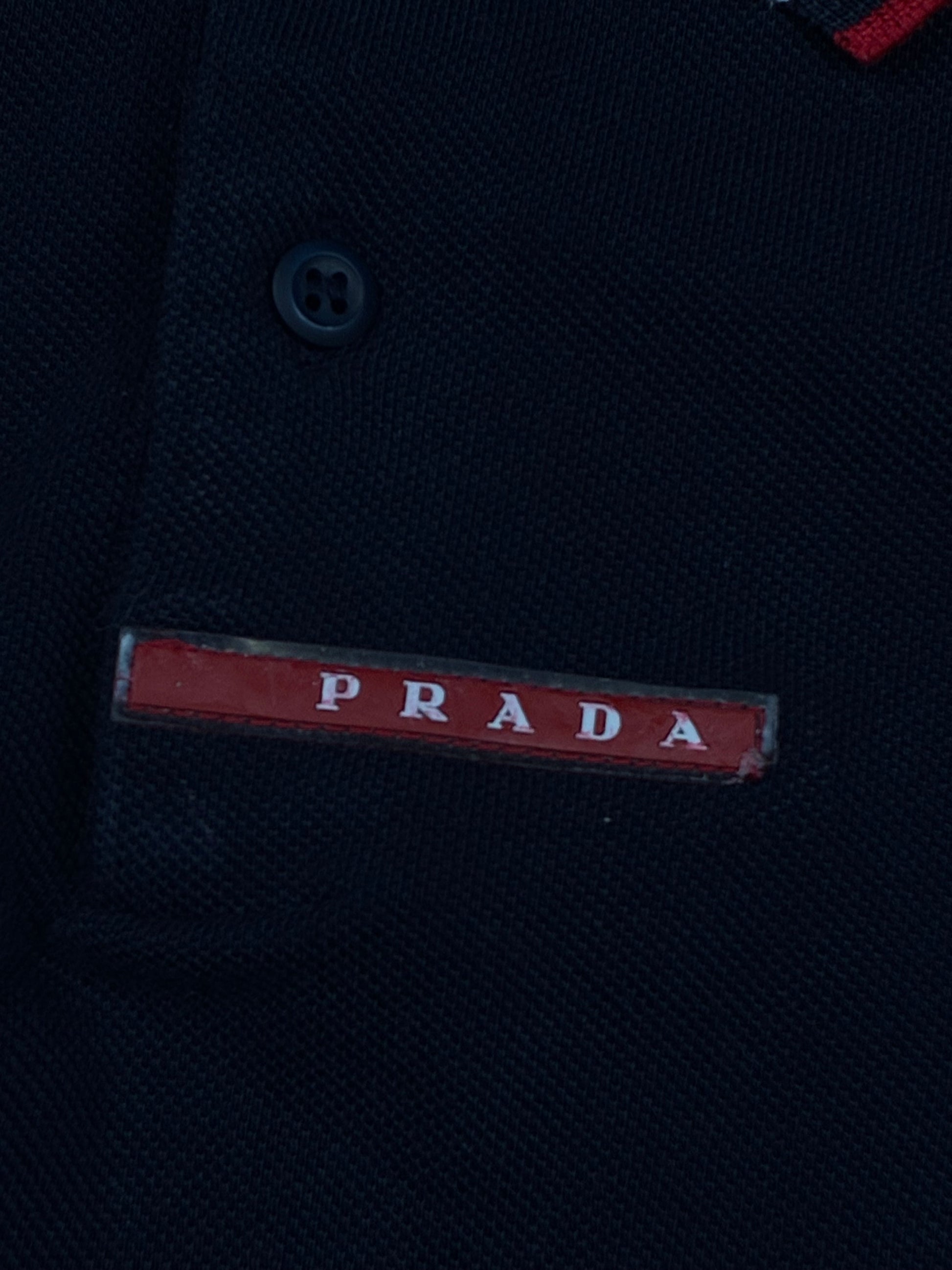 vintage black Prada polo {L}