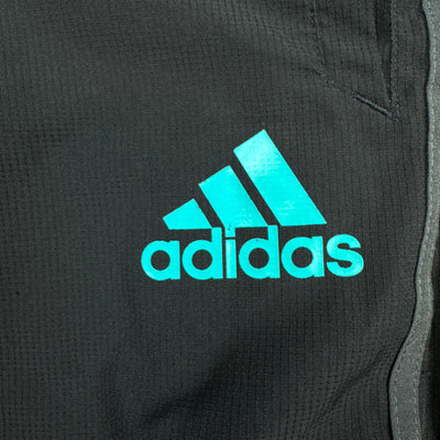 black Adidas Real Madrid trackpants {XS}