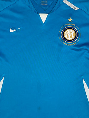 vintage Nike Inter Milan trainingsjersey {M}