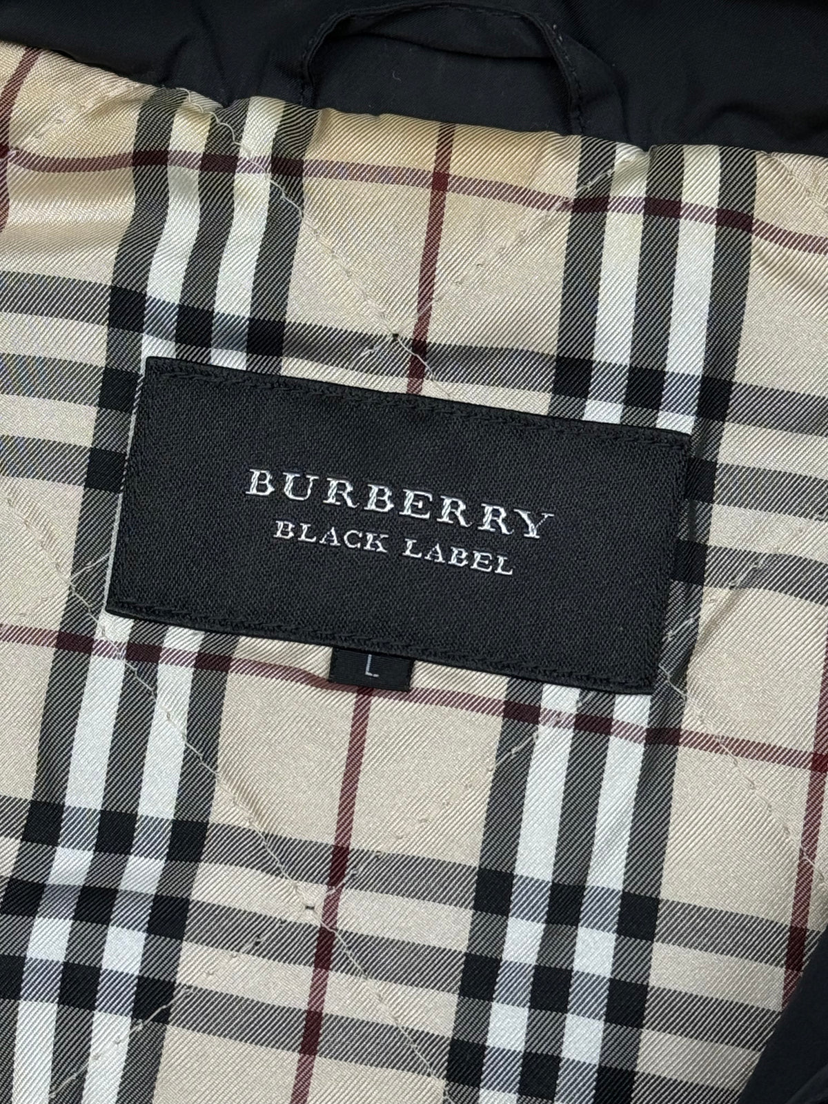 vintage Burberry Black Label vest {M}