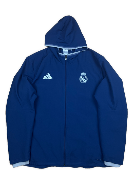 vintage Adidas Real Madrid windbreaker {XL}