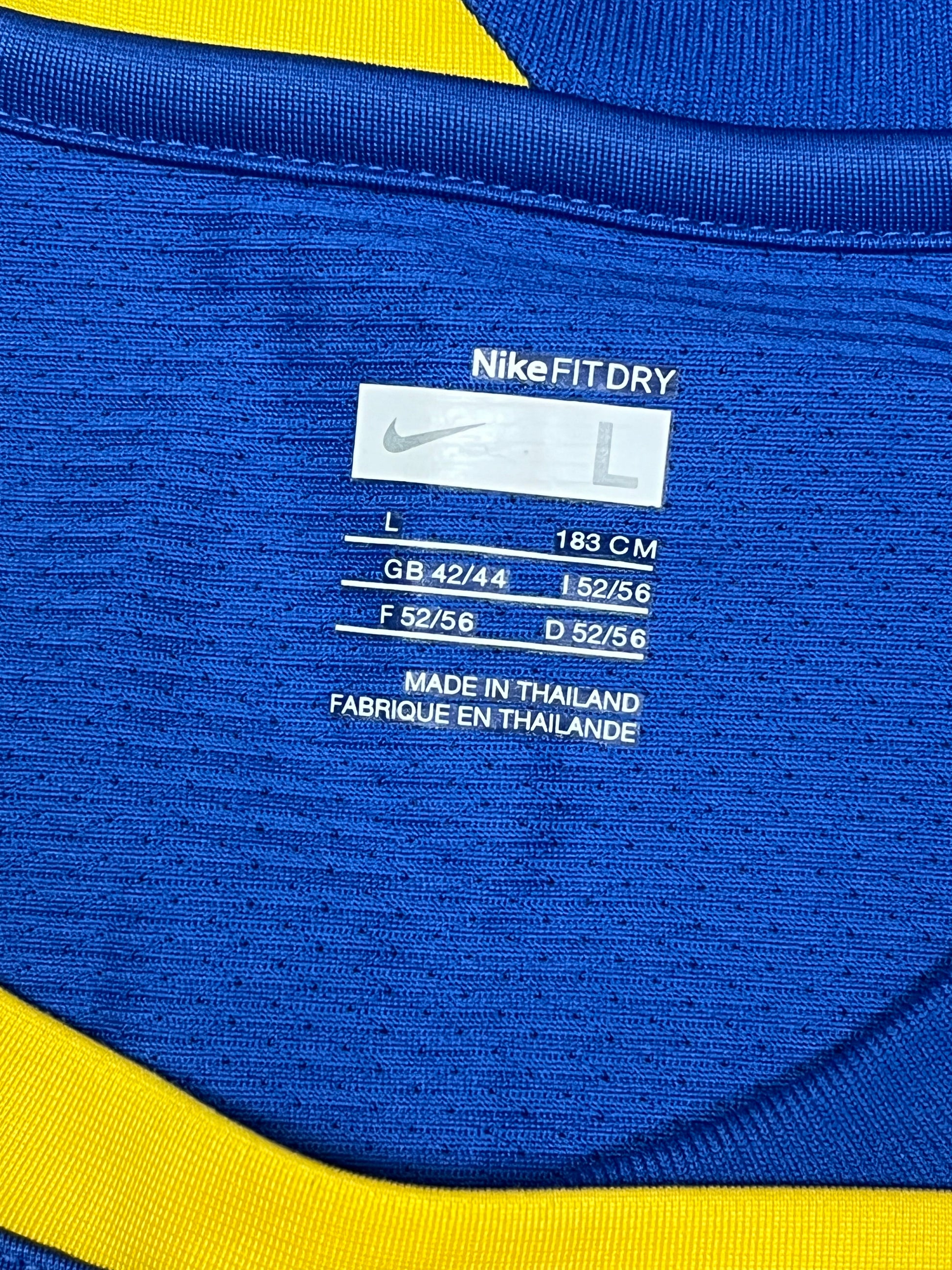 vintage Nike Brasil trainingsjersey 2008 {L}