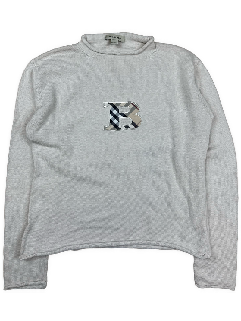 vintage Burberry knittedsweater {XS}