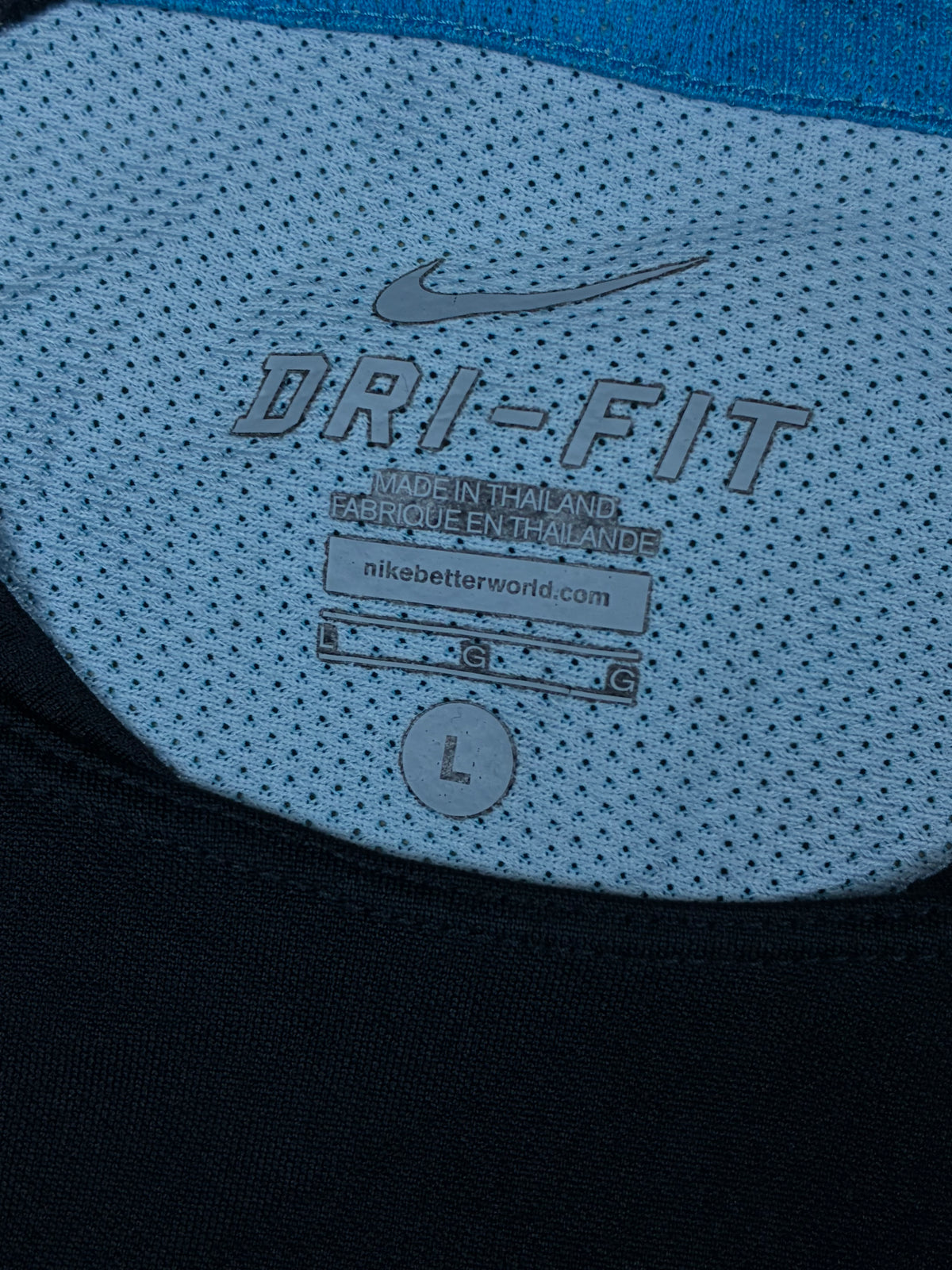 vintage Nike Fc Barcelona trainingjersey {L}