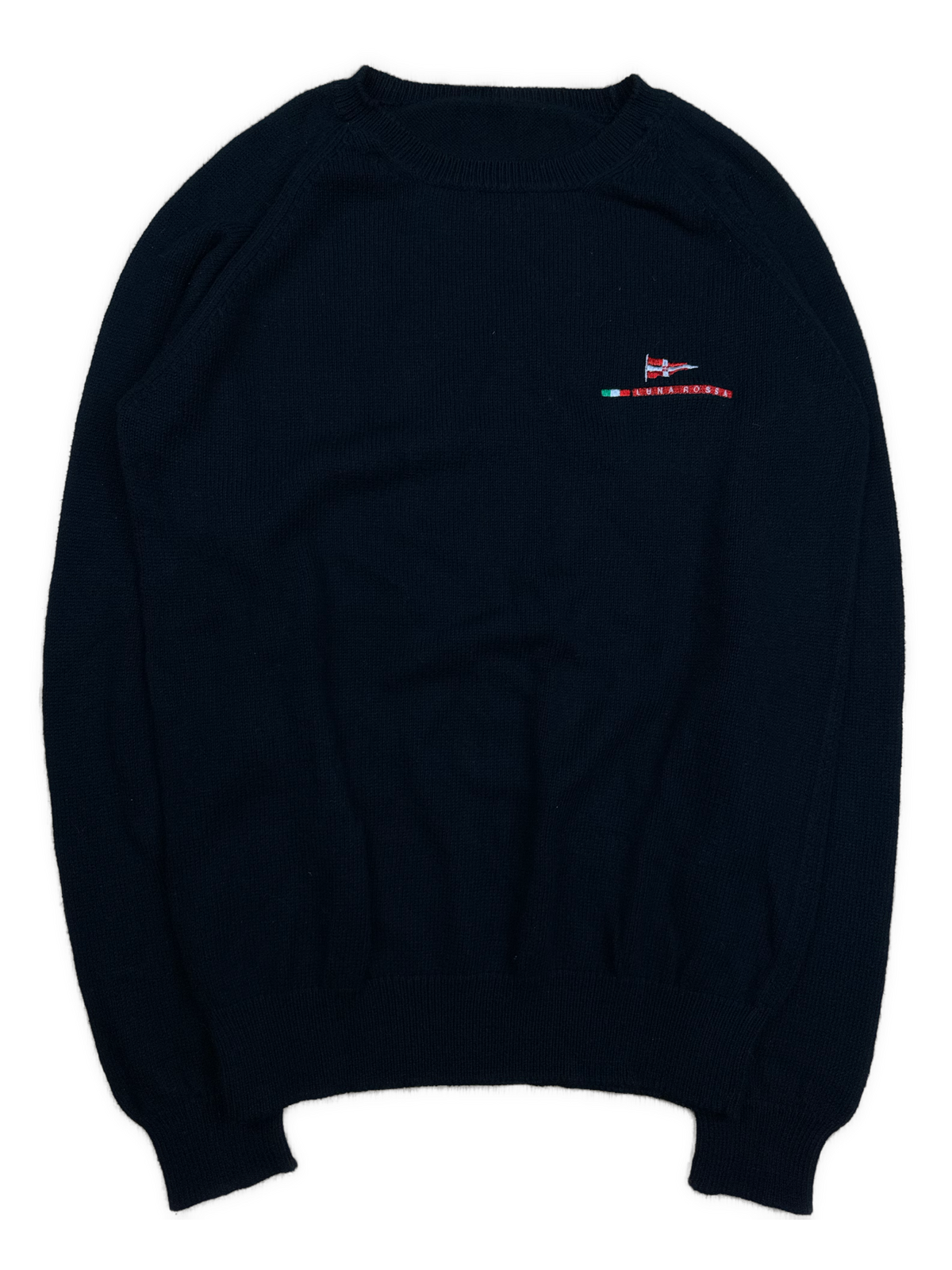 vintage navyblue Prada Americas Cup X North Sails knittedsweater