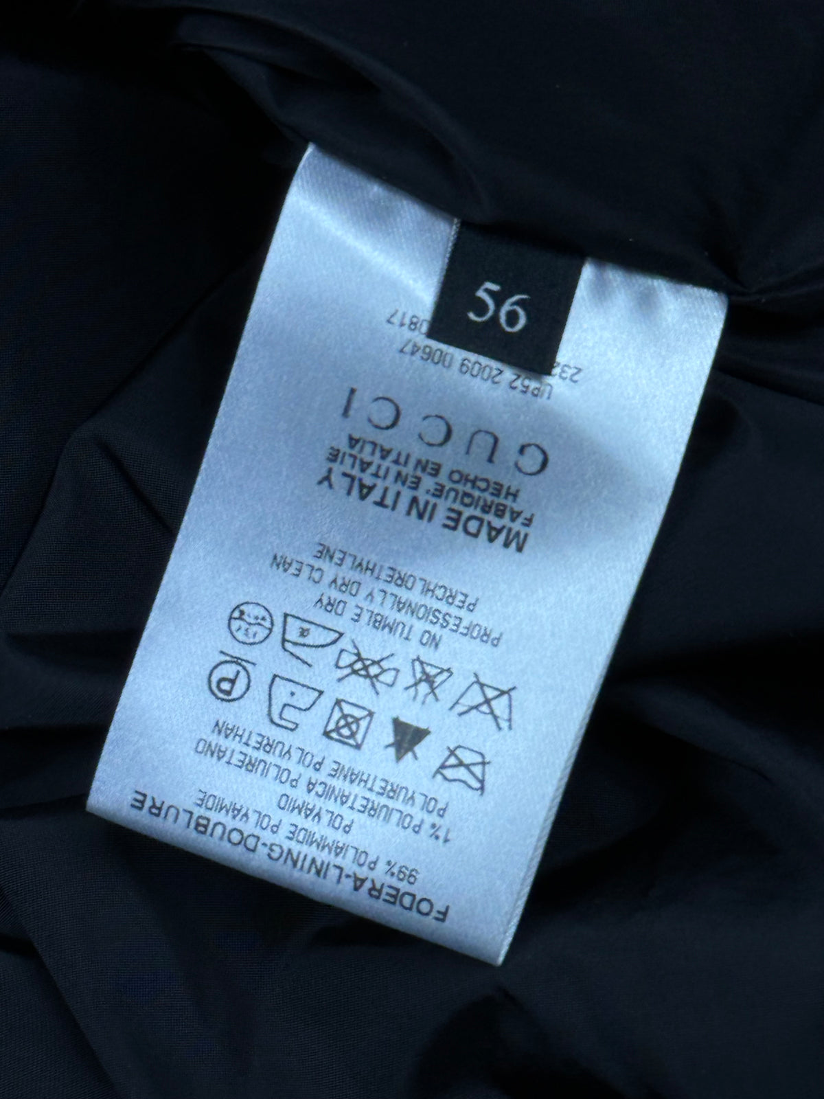 vintage navyblue Gucci windbreaker