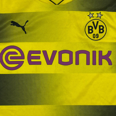 yellow puma Borussia Dortmund 2017-2018 home jersey {XL}