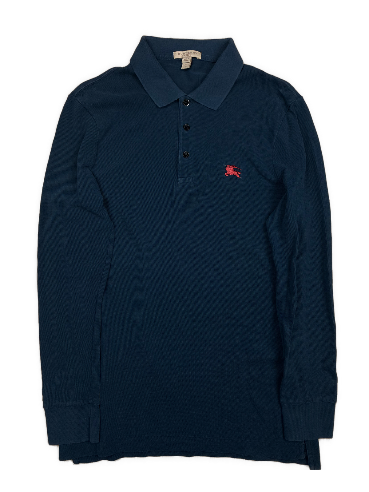 vintage Burberry polo long {S}