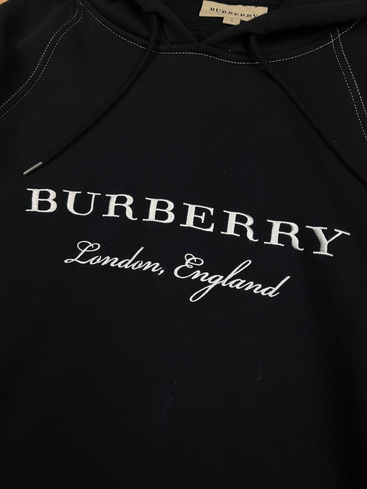 vintage Burberry hoodie {S}