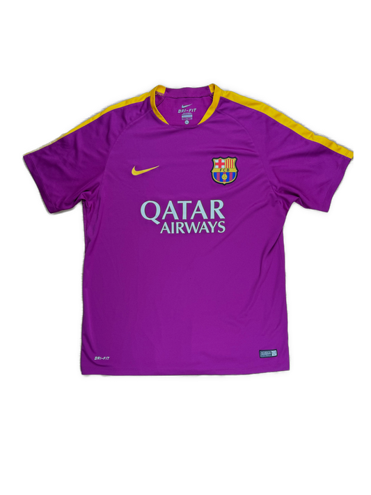vintage Nike Fc Barcelona trainingjersey {XL}