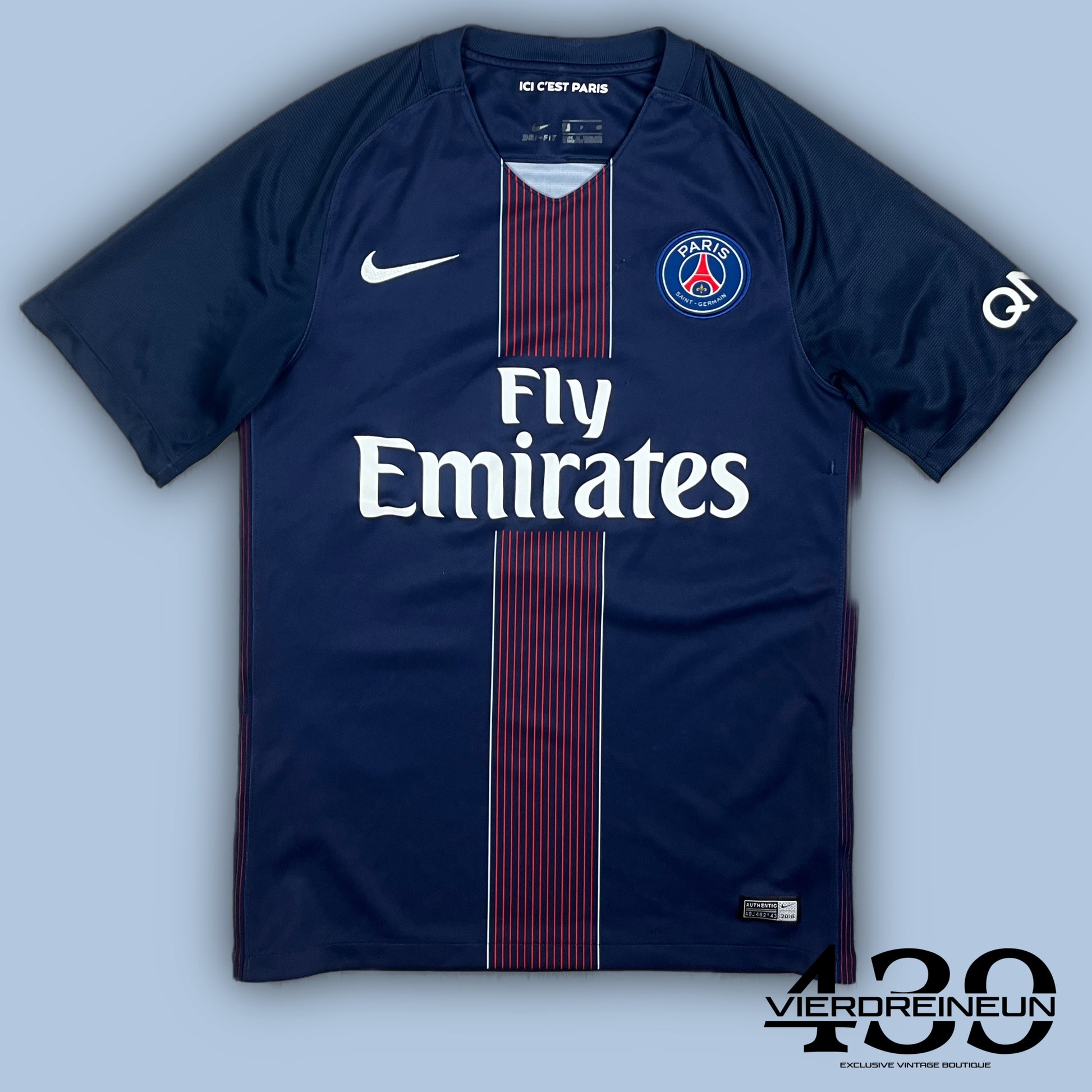 vintage Nike PSG Paris Saint Germain 2016-2017 home jersey {S}