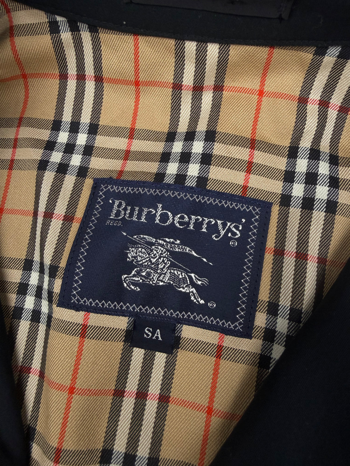 vintage Burberry harringtonjacket {S}