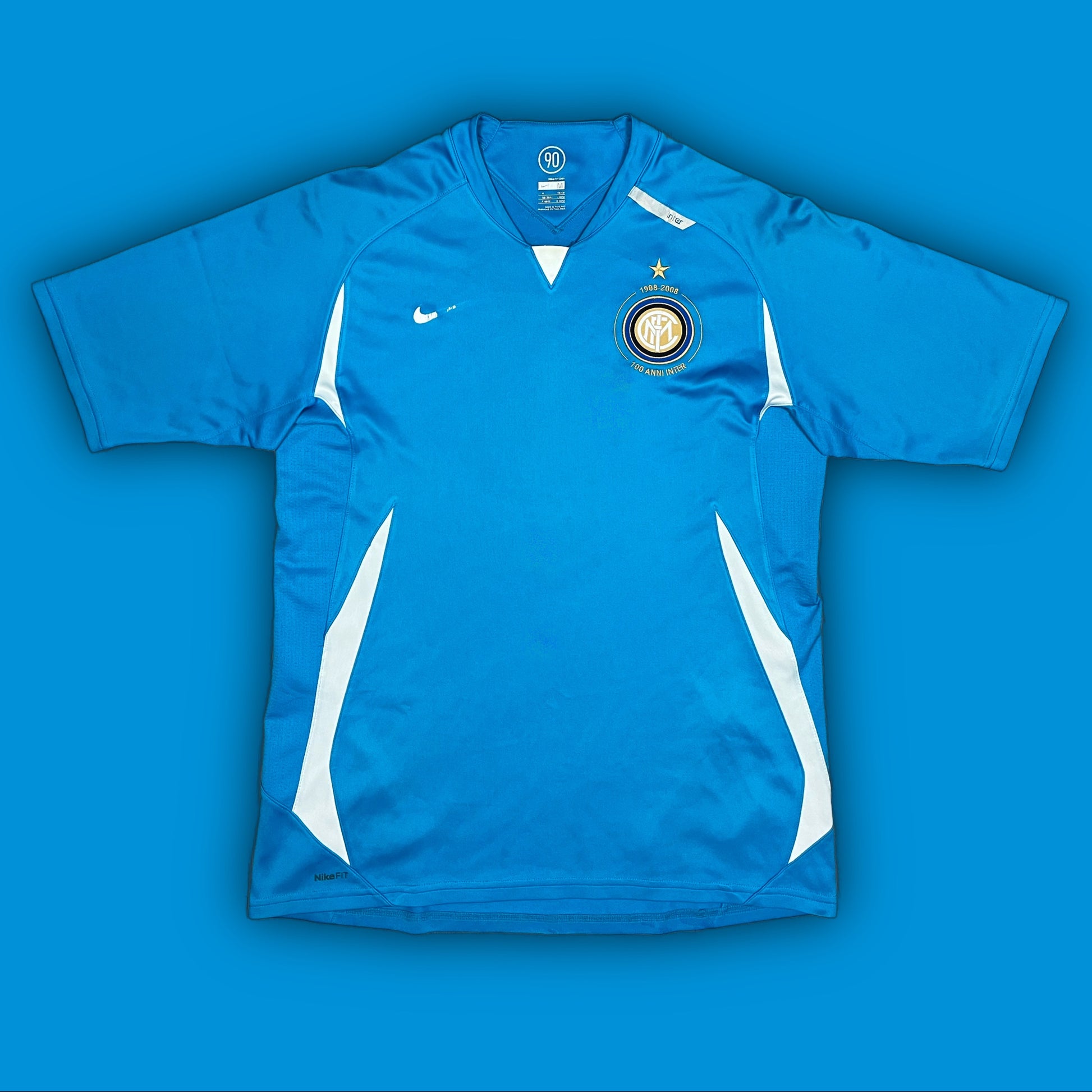 vintage Nike Inter Milan trainingsjersey {M}