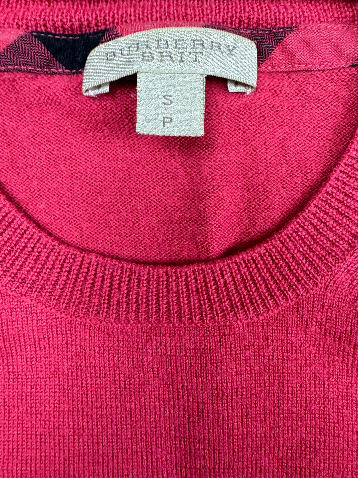 vintage Burberry knittedsweater {S}