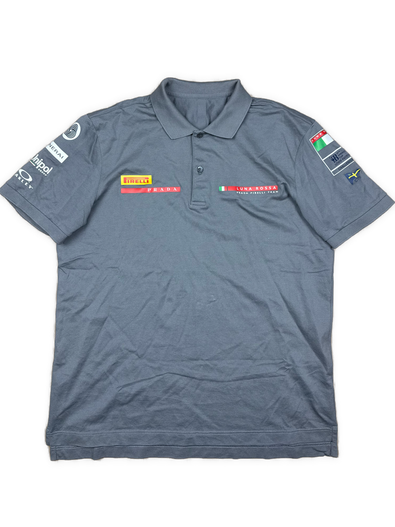 grey Prada Luna Rossa polo