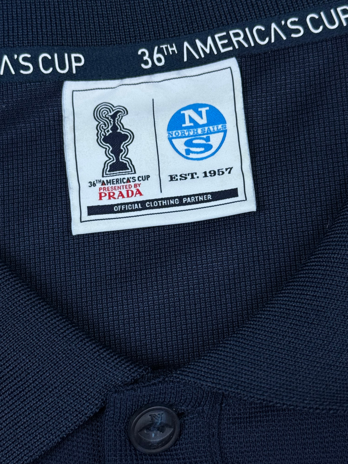 vintage Prada Americas Cup 36 x North Sails polo {XXL}