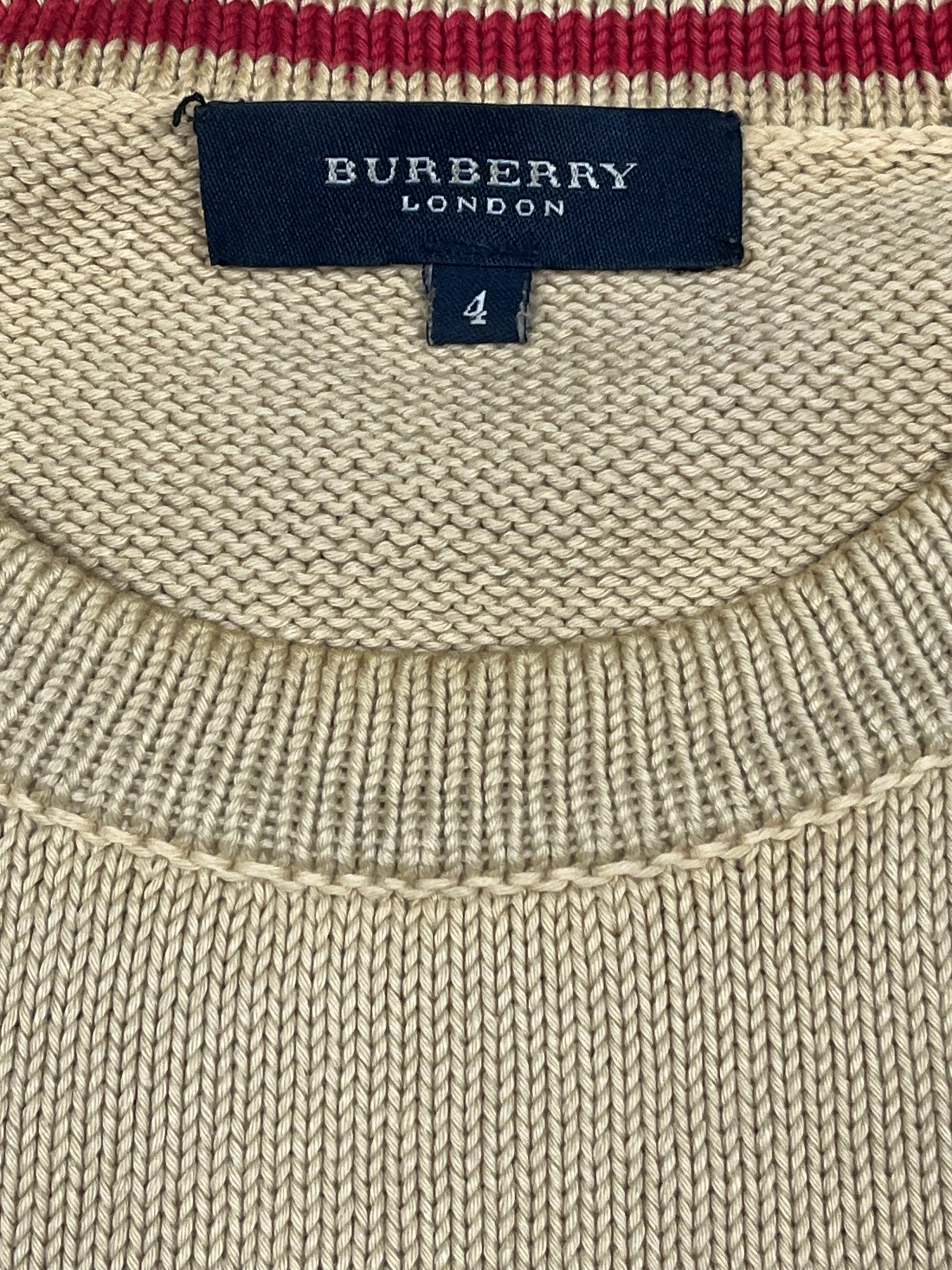 vintage Burberry knittedsweater {M}