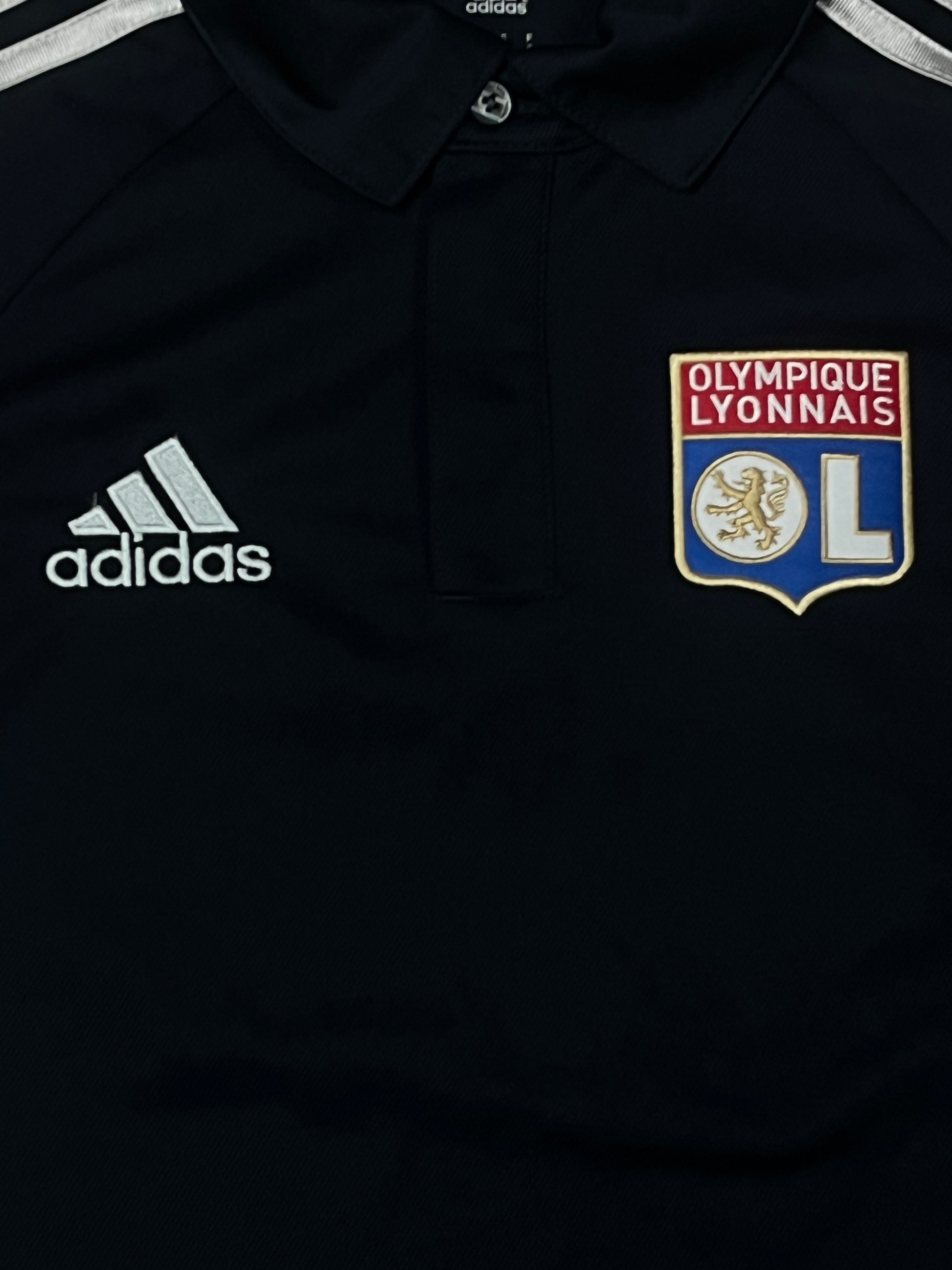 vintage Adidas Olympique Lyon polo {S-M}