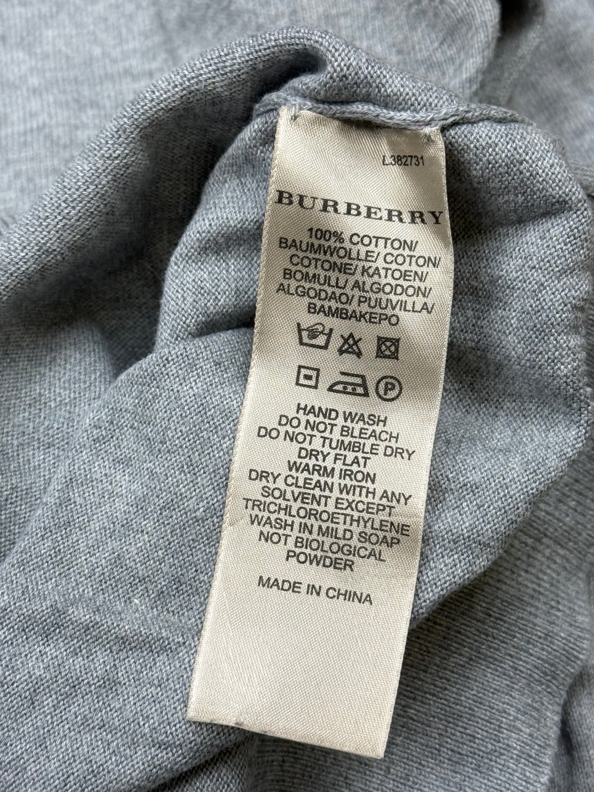 vintage Burberry knittedsweater {L}